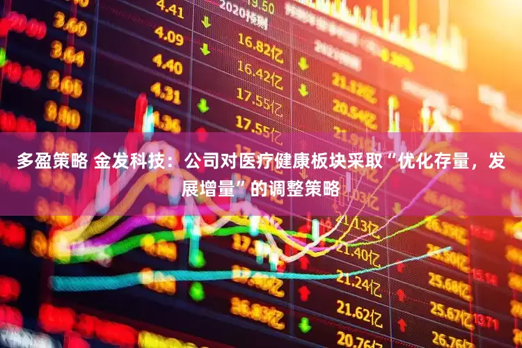 多盈策略 金发科技：公司对医疗健康板块采取“优化存量，发展增量”的调整策略